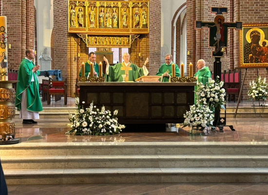 Następca św. Ottona z wiernymi w Szczecinie
