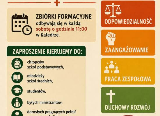 Zostań ministrantem katedralnym!