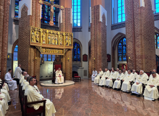 Bibliści polscy modlili się w szczecińskiej katedrze.